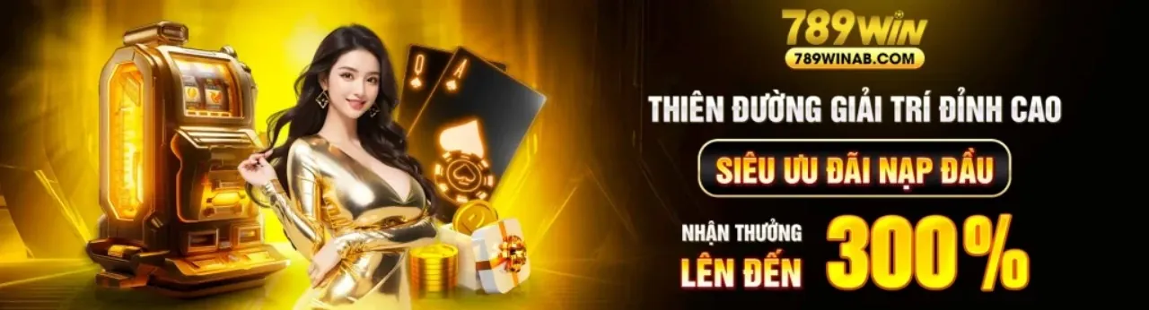 Banner khuyến mãi Baccarat độc quyền tại 789win